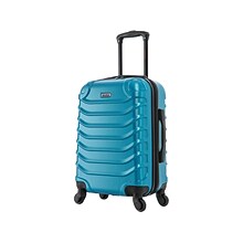 InUSA Endurance Polycarbonate/ABS Carry-On Suitcase, Teal (IUEND00S-TEA)