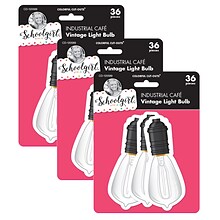 Schoolgirl Style™ Industrial Cafe Vintage Light Bulb Cut-Outs, 36 Per Pack, 3 Packs (CD-120589-3)