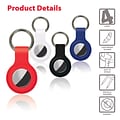 Better Office Products Silicone Covers For Apple Airtags, Airtag Holder and Key Ring, Assorted Color