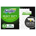 Swiffer Sweeper Heavy Duty Dry Sweeping Cloths, 32/Pack (77198)