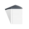 TRU RED™ Notepads, 8.5 x 11.75, Wide Ruled, White, 50 Sheets/Pad, 12 Pads/Pack (TR57367)