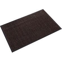 Crown Mats Dust-Star Heavy-Traffic Wiper Mat, 36 x 60, Walnut (DS 0035WA)