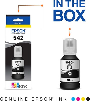 Epson T542 Black Ultra High Yield Ink Bottle (T542120-S)