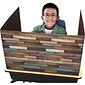 Teacher Created Resources 22" Reclaimed Wood Design Privacy Screen, Multicolored, Pack of 2 (TCR20346-2)