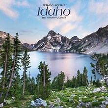 2024 BrownTrout Idaho Wild & Scenic 12 x 24 Monthly Wall Calendar (9781975463182)