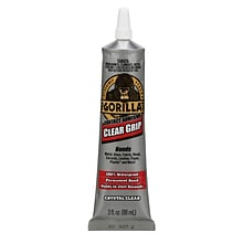 Gorilla Clear Grip Contact Adhesive, 3 oz., Crystal Clear (8040002)