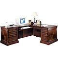 Martin Furniture Mount View Collection; Left-Hand L Workstation