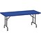 Fixed-Height 30x60 Folding Table; Blue