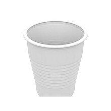 Dynarex 5 oz. Plastic Disposable Cup, White, 50/Pack, 20 Packs/Carton (4236)