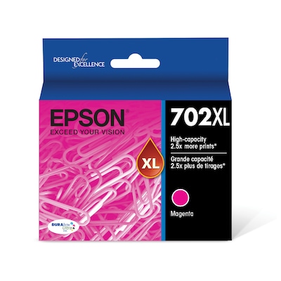 Epson T702XL Magenta High Yield Ink Cartridge   (T702XL320-S)