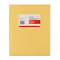 Staples® 2-Pocket Portfolio with Fastener, Yellow (55475)