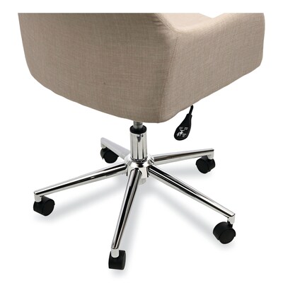 Alera® Fixed Arm Fabric Task Chair, Cream (ALEWS4251)