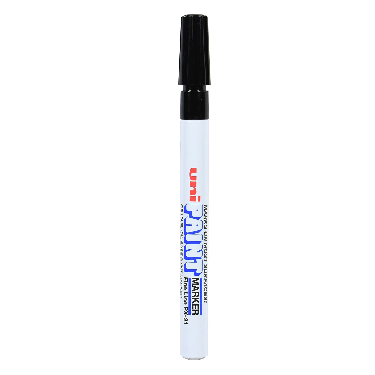 uni PAINT PX-21 Oil-Based Paint Marker, Fine Line, Black (63701)