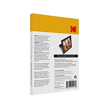 Kodak Snapshot Glossy Photo Paper, 5 x 7, 50 Sheets/Pack (41307)