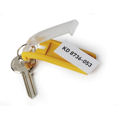DURABLE Key Tags, Assorted Colors, 24/Pack (194900)