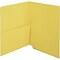 Medical Arts Press® Colored End-Tab Half Pocket Folders; Yellow