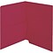 Medical Arts Press® Colored End-Tab Half Pocket Folders; Red
