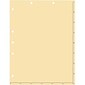 Medical Arts Press Chart Divider Sheets, 7-Hole Punched, Letter, Manila, 250/Bx (20251)