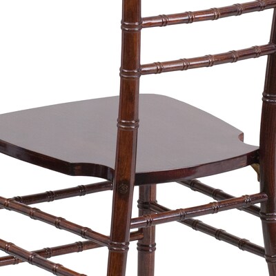 Flash Furniture HERCULES Series Wood Chiavari Chair, Fruitwood, 2 Pack (2XSFRUIT)