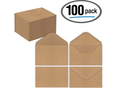 Better Office Mini Envelope, Kraft, 100/Pack (64513-100PK)