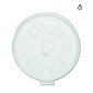 Dart Lift n' Lock Plastic Hot Cup Lid, 10-14 oz., Translucent, 100/Sleeve, 10 Sleeves/Carton (DCC12FTLS)