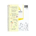 DOODLEWRITE 1-Subject Notebooks, 8 x 10.5, Wide Ruled, 50 Sheets, White, /Carton (11101CS)