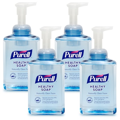 PURELL Foaming Hand Soap, Citrus Scent, 17.4 fl oz, 4/Box (5013-04)