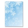 Custom Icy Flurries Cards, with Envelopes, 5 x 7  Holiday Card, 25 Cards per Set