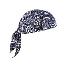 Ergodyne Chill-Its 6615 High-Performance Cooling Bandana, Navy Western, One Size, 6/Carton (12480)