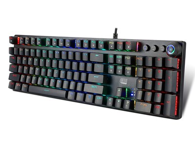 Adesso EasyTouch Gaming Mechanical Keyboard, Black (AKB-650EB)