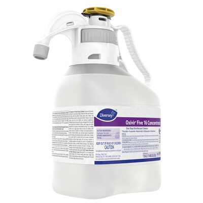 Oxivir Five 16 Disinfectant for Diversey SmartDose, 47.3 oz., 2/Carton (5019296)
