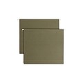 Smead 100% Recycled Hanging File Folders, 2 Expansion, Letter Size, Standard Green, 25/Box (65090)
