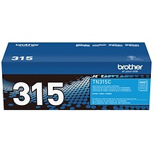 Brother TN-315 Cyan High Yield Toner Cartridge, Print Up to 3,500 Pages (TN315C)