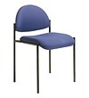 BossÂ® B9505 Series Fabric Stacking Chair Without Arms; Blue