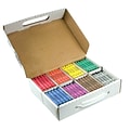 Prang Master Pack Large Crayons, 8 Colors, 200/Box (32341)