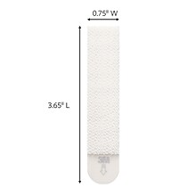 Command Damage Free Large Hanging Strip, 16 lb, White, 120/Pack (17206S120NA)