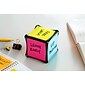 Post-it Full Adhesive Notes, 3" x 3", Energy Boost Collection, 25 Sheet/Pad, 4 Pads/Pack (F3304SSAU)