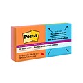 Post-it Super Sticky Notes, 3 x 3, Energy Boost Collection, 25 Sheet/Pad, 16 Pads/Pack (F33016SSAU)