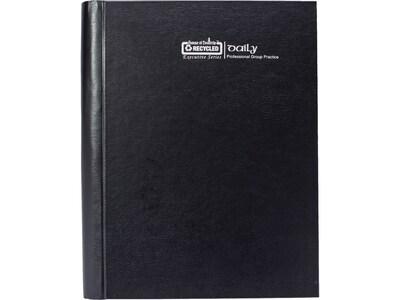 2024 House of Doolittle Executive 8.5 x 11 Daily 4-Person Group Practice Planner, Black (282-92-24