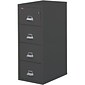 FireKing® 4-Drawer Insulated File Cabinets, Legal, Black, 31"D (FIR42131CBL)