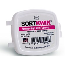 Lee Sortkwik 1 oz. Fingertip Moistener, Pink (10400)