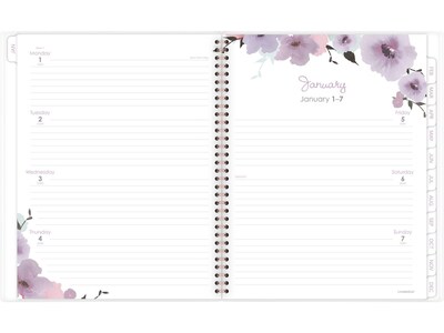 2024 Cambridge Mina 8.5 x 11 Weekly & Monthly Planner, Plastic Cover, Multicolor (1134-905-24)