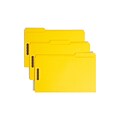 Smead Card Stock Classification Folders, Reinforced 1/3-Cut Tab, Legal Size, Yellow, 50/Box (17940)