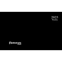 2025 Medical Arts Press® 8 1/2 x 11 Weekly Appointment Log, Black (311625)