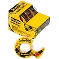 Scotch Permanent Double Sided Tape with Dispenser, 1/2 x 250, 3/Pack (3136)
