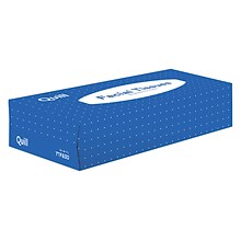 Quill Brand® Flat Box Facial Tissue, 2-Ply, White, 100 Sheets/Box, 30 Boxes/Carton (7TF830-QCCCT)