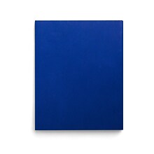 Staples Smooth 2-Pocket Paper Folder, Electric Blue, 25/Box (50754/27534-CC)