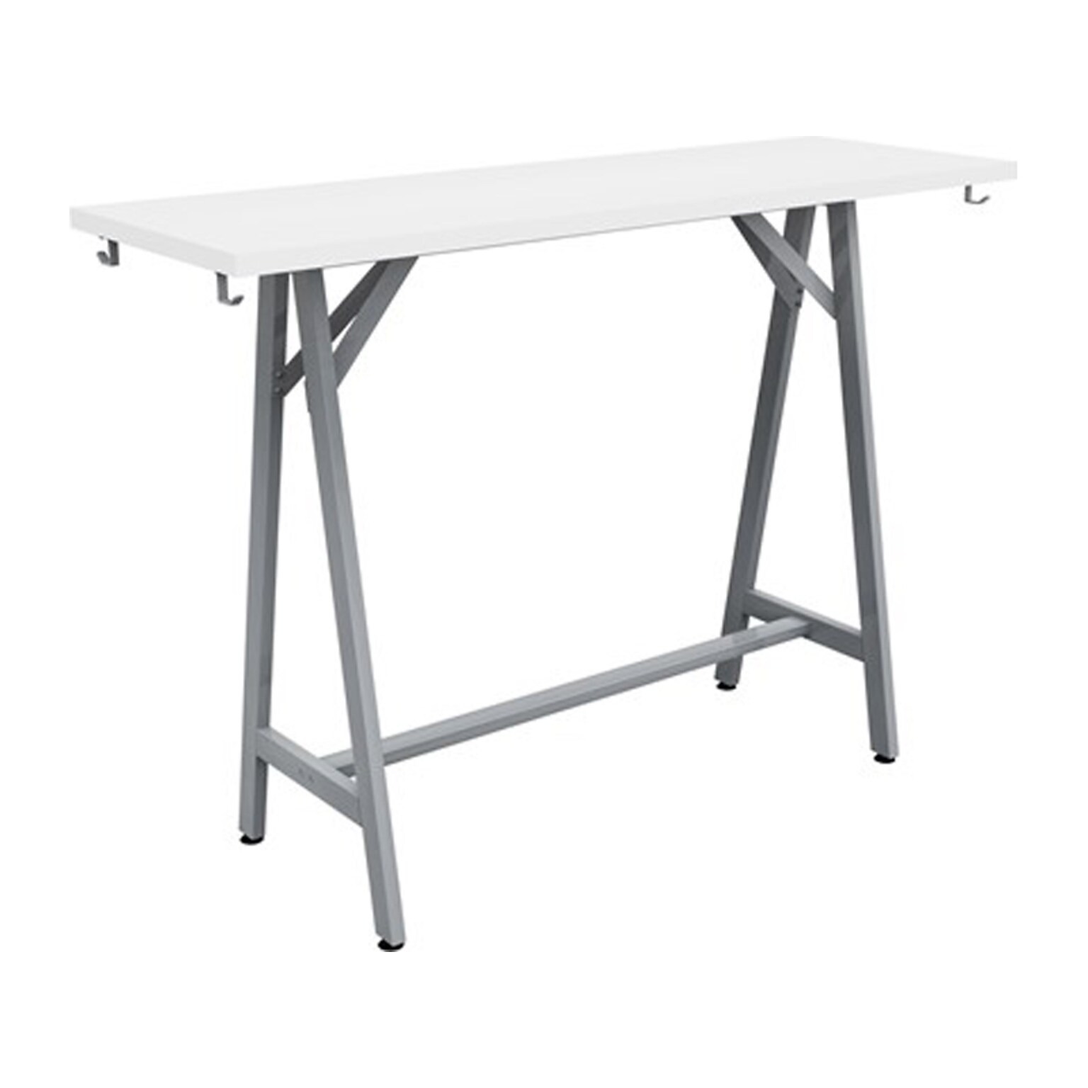 Safco Spark Teaming Table, 20 x 60, Designer White (SPK6020SLDSWT)