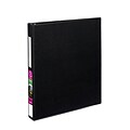 Avery 1 3-Ring Non-View Binders, D-Ring, Black (08725/08302)