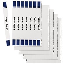 Avery Binder Spine Inserts, For 1 Inch Ring Binders, 40 Cardstock View Binder Spine ID Inserts (8910